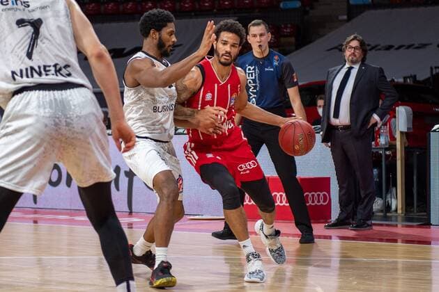 Nick Weiler Babb 0 FC Bayern , FC Bayern Basketball vs Niners Chemnitz, BBL, 10 01 2021 Munich Bavaria Germany Copyright: xkolbert-press UlrichxGamelx