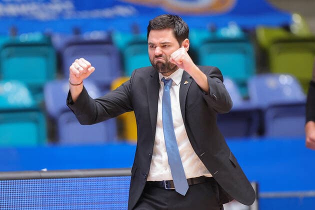 Fraport Skyliners BG Goettingen, easyCredit BBL coach Sebastian Gleim Fraport Skyliners Basketball match of the easyCredit BBL between Fraport Skyliners and BG Goettingen on 10 January 2021 at Fraport Arena in Frankfurt am Main , Frankfurt am Main Hesse Germany Fraport Arena