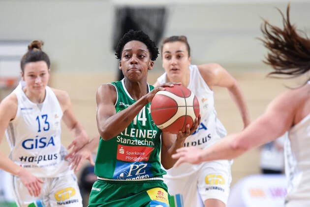 Halle, Germany 10 January 2021 1 BBL Women 2020 2021 Gisa Lions SV Halle vs Rutronik Stars Keltern Tayler Mingo Keltern Erdgas Sportarena Sachsen Anhalt Copyright: xFotostandx xxBallaschx