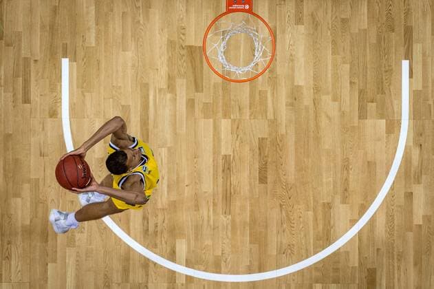 Basketball Berlin 10 01 2021 Season 2020 2021 easyCredit BBL 1 Bundesliga Alba Berlin JobStairs GIESSEN 46ers Louis Olinde Alba Berlin, No 19