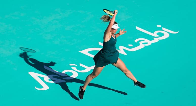 Tennis, WTA Tournament in Abu Dhabi
