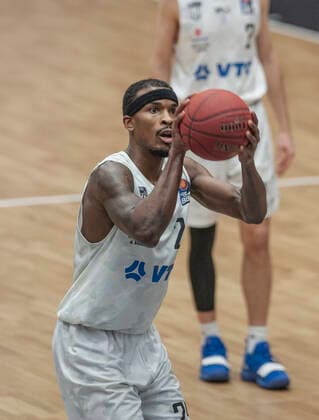 Hamburg Towers vs Merlins Crailsheim 89 72 10 01 2021, Hamburg Wilhelmsburg, edel optics Arena, BBL Terry Allen Hamburg Towers Â