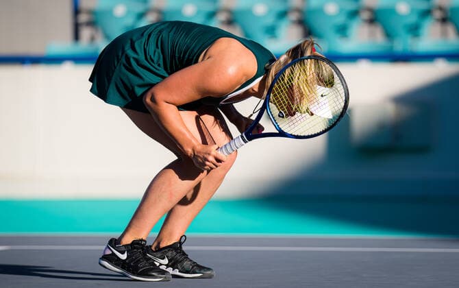 Sport Bilder des Tages January 11, 2021, Abu Dhabi, UNITED ARAB EMIRATES: Marta Kostyuk of Ukraine celebrates after winning her quarter final match at the 2021 Abu Dhabi WTA, Tennis Damen Womens Tennis Open WTA 500 tournament against Sara Sorribes Tormo of Spain Abu Dhabi UNITED ARAB EMIRATES - ZUMAa181 20210111_zaa_a181_073 Copyright: xRobxPrangex