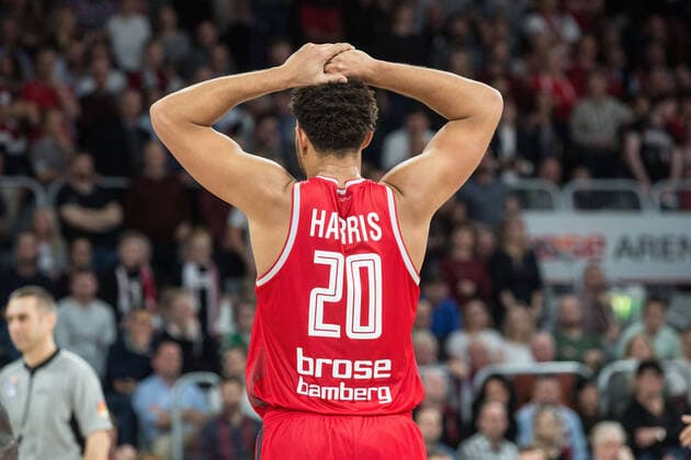Bamberg, Germany 30 December 2018 BBL 18 19 Brose Bamberg vs FC Bayern Muenchen Elias Harris Bamberg , ,action frame gesture emotion Brose Arena Bayern Copyright: xFotostandx xSchmittx