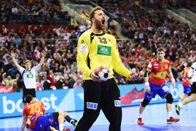 Krakow, Poland 31 January 2016 EHF Euro 2016 Final Germany vs Spain Goalkeeper Andreas Wolff Germany HSG Wetzlar Jubel Freude Emotion Tauron Arena Copyright: xFotostandx xWolfx