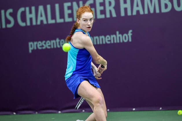 In the picture Ella Seidel GER Tennis Future Hamburg ITF W25 Hamburg, Hamburg, Tennis Verband Hamburg, 11 01 2021,