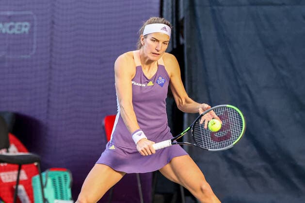 In the picture Kathinka VON DEICHMANN LIE 7 Tennis Future Hamburg ITF W25 Hamburg, Hamburg, Tennis Verband Hamburg, 12 01 2021,