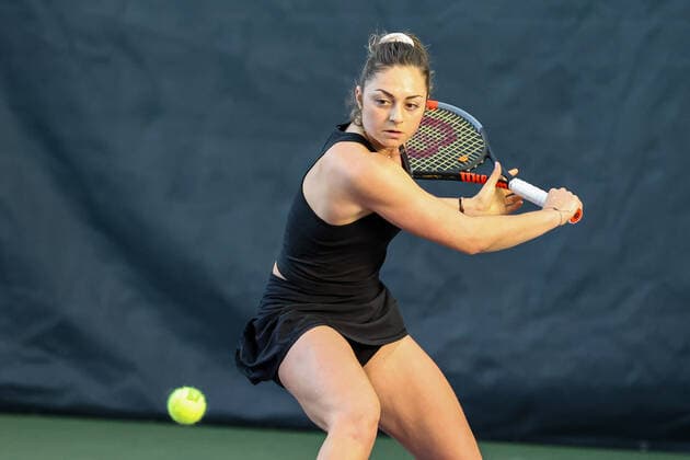 In the picture Margot YEROLYMOS FRA Tennis Future Hamburg ITF W25 Hamburg, Hamburg, Tennis Verband Hamburg, 12 01 2021,