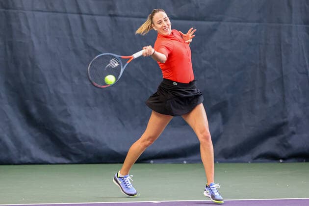 In the picture Tena LUKAS CRO 1 Tennis Future Hamburg ITF W25 Hamburg, Hamburg, Tennis Verband Hamburg, 12 01 2021,
