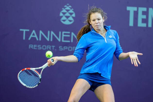 In the picture Nicole RIVKIN GER WC Tennis Future Hamburg ITF W25 Hamburg, Hamburg, Tennis Verband Hamburg, 12 01 2021,