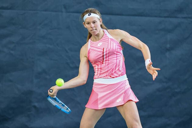 In the picture Despina PAPAMICHAIL GRE Tennis Future Hamburg ITF W25 Hamburg, Hamburg, Tennis Verband Hamburg, 12 01 2021,