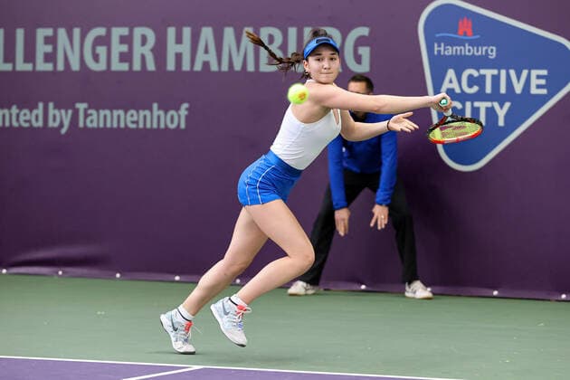 In the picture Eva LYS GER WC Tennis Future Hamburg ITF W25 Hamburg, Hamburg, Tennis Verband Hamburg, 12 01 2021,