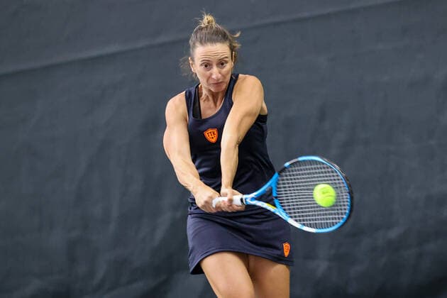 In the picture Federica DI SARRA ITA Q Tennis Future Hamburg ITF W25 Hamburg, Hamburg, Tennis Verband Hamburg, 12 01 2021,