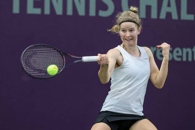 In the picture Julia MIDDENDORF GER WC Tennis Future Hamburg ITF W25 Hamburg, Hamburg, Tennis Verband Hamburg, 12 01 2021,