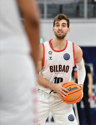 BAMBERG 12 01 2021 Basketball Champions League 8 Matchday Brose Bamberg vs Retabet Bilbao Jovan Kljajic 10, Retabet Bilbao Photo Hans Martin Issler isslerimages Brose Bamberg vs Retabet Bilbao