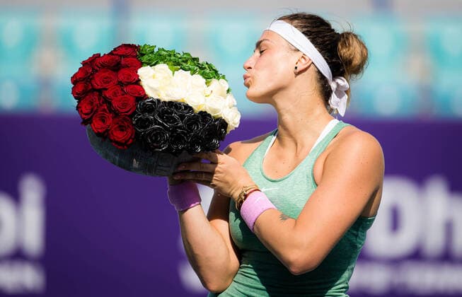 Tennis, WTA Tournament in Abu Dhabi, Aryna Sabalenka wins the final