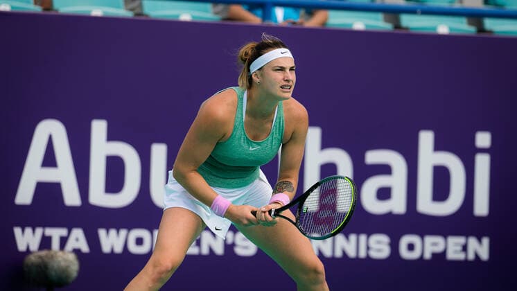 Tennis, WTA Tournament in Abu Dhabi