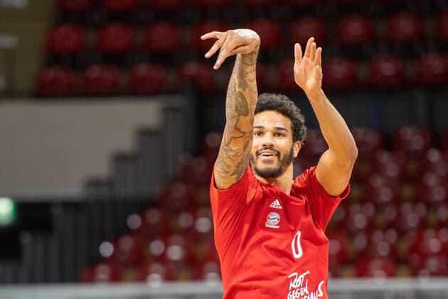 Nick Weiler Babb 0 FC Bayern , during warmup, FC Bayern Basketball vs Zenit St Petersburg, Basketball, Euroleague, 13 01 2021 Muenchen Bayern Germany Copyright: xkolbert-press UlrichxGamelx