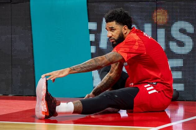D Seeley 4 FC Bayern , during warmup, FC Bayern Basketball vs Zenit St Petersburg, Basketball, Euroleague, 13 01 2021 Muenchen Bayern Germany Copyright: xkolbert-press UlrichxGamelx