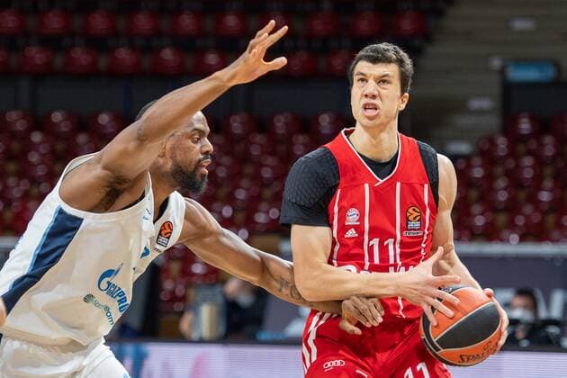 Vladimir Lucic 11 FC Bayern , FC Bayern Basketball vs Zenit St Petersburg, Basketball, Euroleague, 13 01 2021 Muenchen Bayern Germany Copyright: xkolbert-press UlrichxGamelx