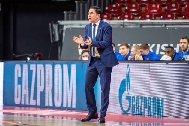 Head Coach Xavi Pascual Zenit St Petersburg , FC Bayern Basketball vs Zenit St Petersburg, Basketball, Euroleague, 13 01 2021 Muenchen Bayern Germany Copyright: xkolbert-press UlrichxGamelx