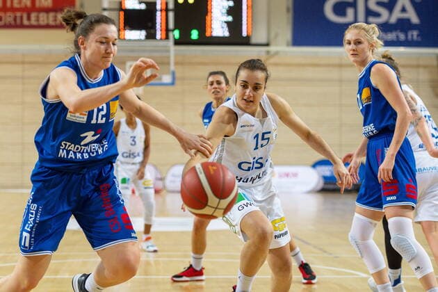 Basketball, Women DBBL, GISA Lions SV Halle - BC Pharmaserv Marburg