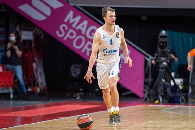 Kevin Pangos 4 Zenit St Petersburg , FC Bayern Basketball vs Zenit St Petersburg, Basketball, Euroleague, 13 01 2021 Muenchen Bayern Germany Copyright: xkolbert-press UlrichxGamelx