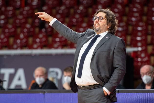Head Coach Andrea Trinchieri FC Bayern , FC Bayern Basketball vs Zenit St Petersburg, Basketball, Euroleague, 13 01 2021 Muenchen Bayern Germany Copyright: xkolbert-press UlrichxGamelx