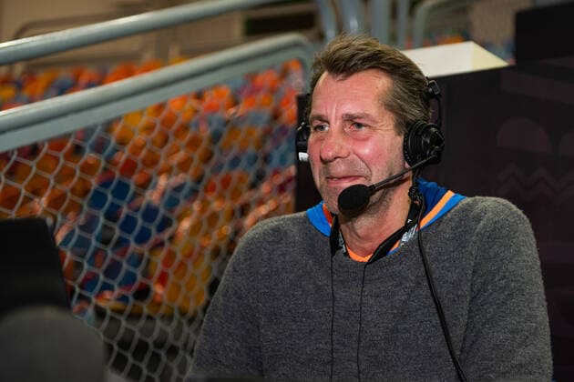 210114 Magnus Wislander, expert commentator for Swedish Radio ahead of the 2021 IHF World Handball Championship match between Sweden and North Macedonia on January 14, 2021 in Cairo Photo Mathias Bergeld BILDBYRAN COP 200 MB0086 handball handboll handball sverige sweden nordmakedonien north macedonia bbeng vm handball vm handbolls vm ihf handball world championship world handball championship 2021 world championship 2021 sweden radio radiosporten,  Copyright: MATHIASxBERGELD BB210114MB153