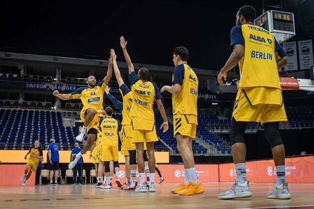 Basketball Berlin 14 01 2021 Season 2020 2021 Euroleague Regular Season Alba Berlin vs AX Armani Exchange Milan Team Presentation Alba Jayson Granger Alba Berlin, No 33