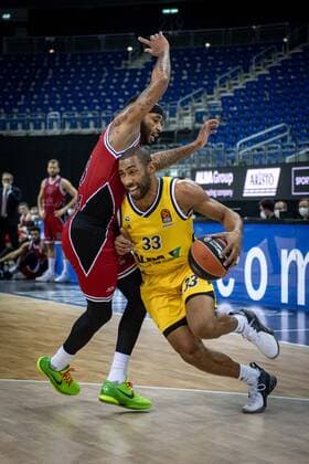 Basketball Berlin 14 01 2021 Season 2020 2021 Euroleague Regular Season Alba Berlin vs AX Armani Exchange Milan Jayson Granger Alba Berlin, No 33 Malcolm Delaney Milan, No 23