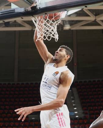 Madrids 22 TAVARES Basketball, FC Bayern Madrid, Euroleague, 2020 2021 season, on 15 1 2021 in Munich, A U D I D O M E, Germany Source Copyright Credit Oryk HAIST. xx