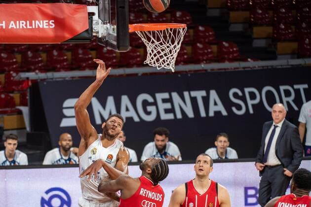 Walter Tavares 22 Real Madrid , FC Bayern Basketball vs Real Madrid, Basketball, Euroleague, 15 01 2021 Munich Bavaria Germany Copyright: xkolbert-press UlrichxGamelx