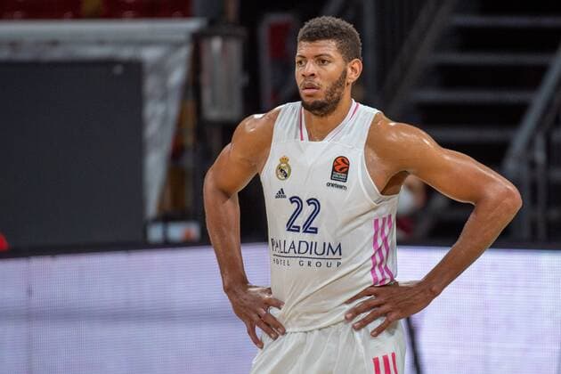 Walter Tavares 22 Real Madrid , FC Bayern Basketball vs Real Madrid, Basketball, Euroleague, 15 01 2021 Munich Bavaria Germany Copyright: xkolbert-press UlrichxGamelx