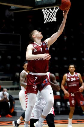15 01 2021, easyCredit Basketball Bundesliga, BBL, season 2020 2021, men, Chemnitz Niners Telekom Baskets Bonn Jonas Richter, Niners Chemnitz Chemnitz Fair Chemnitz Saxony Germany