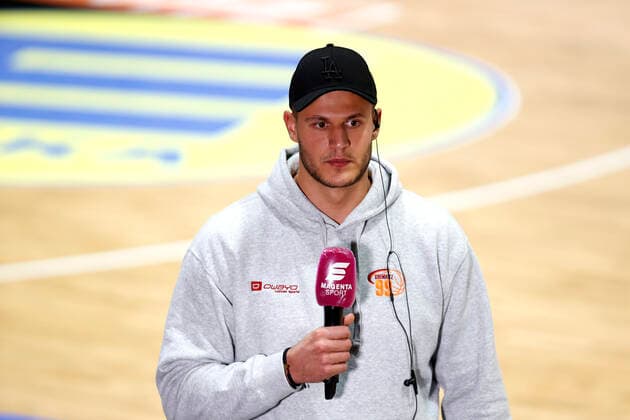 15 01 2021, easyCredit Basketball Bundesliga, BBL, season 2020 2021, men, Chemnitz Niners Telekom Baskets Bonn Filip Stanic, Niners Chemnitz Chemnitz Fair Chemnitz Saxony Germany