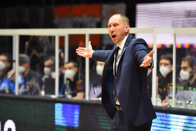 Chemnitz, Germany 15 January 2021 BBL 2020 2021 Niners Chemnitz vs Telekom Baskets Bonn coach Chris O Shea Bonn , Copyright: xFotostandx xDostmannx
