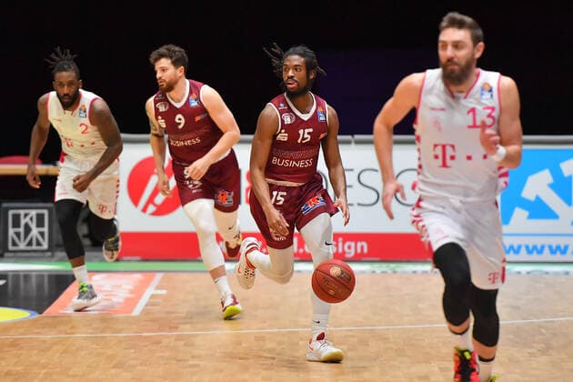 Chemnitz, Germany 15 January 2021 BBL 2020 2021 Niners Chemnitz vs Telekom Baskets Bonn Marcus Thornton Chemnitz Copyright: xFotostandx xDostmannx
