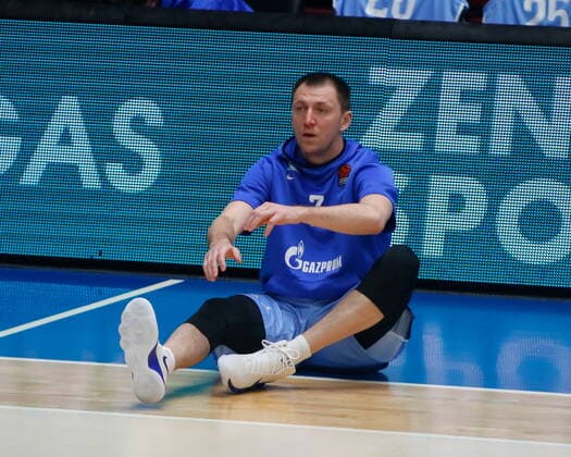 Of The Russian Federation. Saint-Petersburg. Sibur Arena. Basketball. The Regular Season. Euroleague 2020 2021, BC Zenit - BC Zalgiris. Player of the basketball club Zenit Vitaly Fridzon. MaksimxKonstantinov