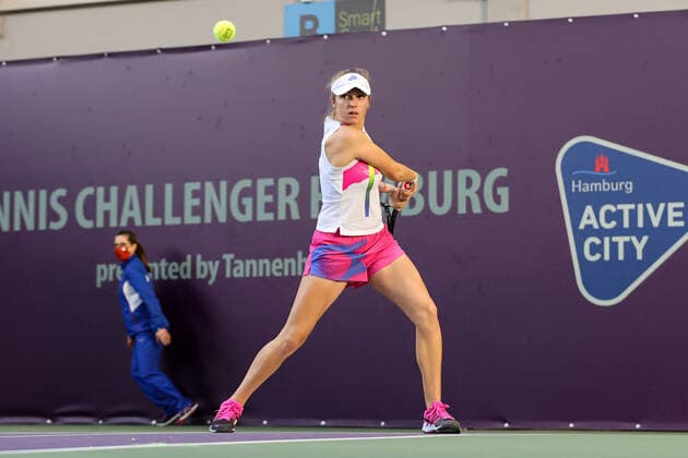 In the picture Linda FRUHVIRTOVA CZE JE Tennis Future Hamburg ITF W25 Hamburg, Hamburg, Tennis Verband Hamburg, 16 01 2021,