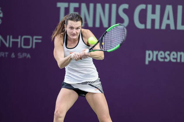 In the picture Jesika MALECKOVA CZE Tennis Future Hamburg ITF W25 Hamburg, Hamburg, Tennis Verband Hamburg, 16 01 2021,