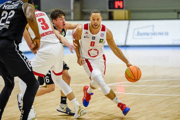 Barmer 2 Basketball Bundesliga ProB, Rheinstars Koeln vs WWU Baskets Muenster, 16 01 2021 Andrej Mangold RheinStars Koeln 0 , Barmer 2 Basketball Bundesliga ProB, Rheinstars Koeln vs WWU Baskets Muenster on 16 01 2021 in the Basketball Campus Koeln in Koeln North Rhine Westphalia Copyright: xBEAUTIFULxSPORTS Mueller-Laschetx
