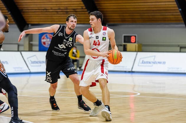 Barmer 2 Basketball Bundesliga ProB, Rheinstars Koeln vs WWU Baskets Muenster, 16 01 2021 Benedict van Laack RheinStars Koeln 44 , Barmer 2 Basketball Bundesliga ProB, Rheinstars Koeln vs WWU Baskets Muenster on 16 01 2021 in the Basketball Campus Koeln in Koeln North Rhine Westphalia Copyright: xBEAUTIFULxSPORTS Mueller-Laschetx