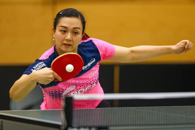 despor 16 01 2021 Langstadt, Ekkehard Colmar Hall Table Tennis Women 1 Bundesliga TSV Langstadt SV DJK Kolbermoor emspor, emonline, oespor, v l , Yuan Wan TT Women 1 Bundesliga SV DJK Kolbermoor Photo Joaquim Ferreira Copyright: JoaquimxFerreira
