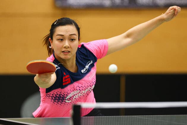 despor 16 01 2021 Langstadt, Ekkehard Colmar Hall Table Tennis Women 1 Bundesliga TSV Langstadt SV DJK Kolbermoor emspor, emonline, oespor, v l , Yuan Wan TT Women 1 Bundesliga SV DJK Kolbermoor Photo Joaquim Ferreira Copyright: JoaquimxFerreira