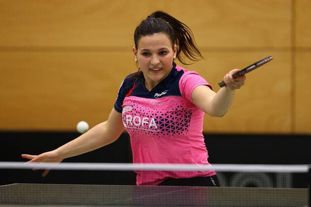 despor 16 01 2021 Langstadt, Ekkehard Colmar Hall Table Tennis Women 1 Bundesliga TSV Langstadt SV DJK Kolbermoor emspor, emonline, oespor, v l , Anastasia Bondareva TT Women 1 Bundesliga SV DJK Kolbermoor Photo Joaquim Ferreira Copyright: JoaquimxFerreira