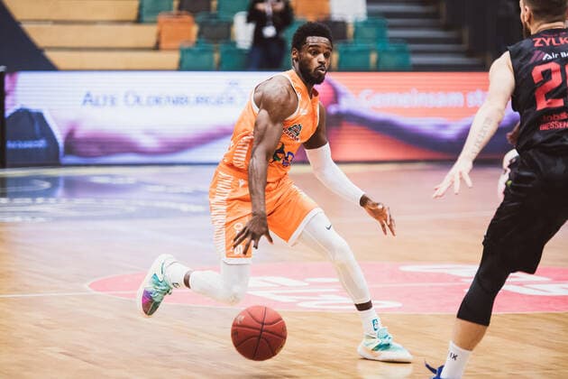 easyCredit BBL 13 Matchday RASTA Vechta vs JobStairs GIESSEN 46ers, 16 01 2021 Joshua Adam Young RASTA Vechta, 8 easyCredit BBL 13 Matchday RASTA Vechta vs JobStairs GIESSEN 46ers on 16 01 2021 in Vechta RASTA Dome , Germany, Copyright: xBEAUTIFULxSPORTS Neddermannx
