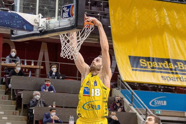 Jonas Wohlfahrt Bottermann MHP Riesen Ludwigsburg, 18 ¨¨MHP Riesen Ludwigsburg vs Brose Bamberg, Basketball, Bundesliga, easy credit BBL, Matchday 14, Season 2020 2021, 16 01 2021, ¨¨ MHP Riesen Ludwigsburg vs Brose Bamberg, Basketball, Bundesliga, easy credit BBL, Matchday 13, Season 2020 2021, 16 01 2021 Ludwigsburg. Copyright: xNinaxSander xEibnerxPressefotoxIx EP_NSR