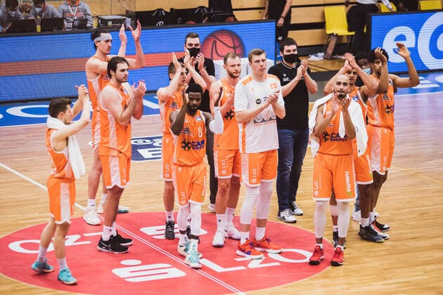 easyCredit BBL 13 Matchday RASTA Vechta vs JobStairs GIESSEN 46ers, 16 01 2021 Team of RASTA Vechta easyCredit BBL 13 Matchday RASTA Vechta vs JobStairs GIESSEN 46ers on 16 01 2021 in Vechta RASTA Dome , Germany, Copyright: xBEAUTIFULxSPORTS Neddermannx