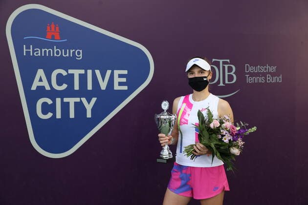 In the picture Linda FRUHVIRTOVA CZE JE 2 place Tennis Future Hamburg ITF W25 Hamburg, Hamburg, Tennis Verband Hamburg, 17 01 2021,
